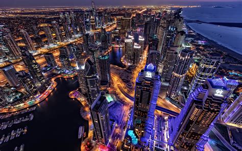 Dubai Wallpaper 4k Cityscape Skyline Aerial View