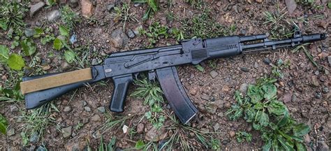 Eandl Ak 74m With Real Russian Furniture Electric Rifles Airsoft