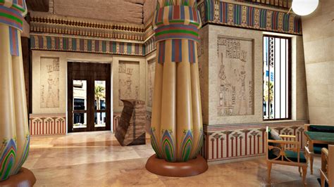 First Look 4 Space Designs Egyptian Themed Restaurant In Dubai