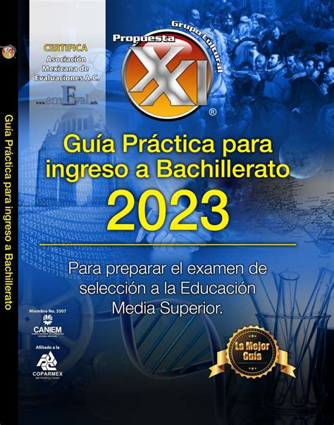 Guía Práctica Para Ingreso A Bachillerato 2023 Con Cuadernillo De