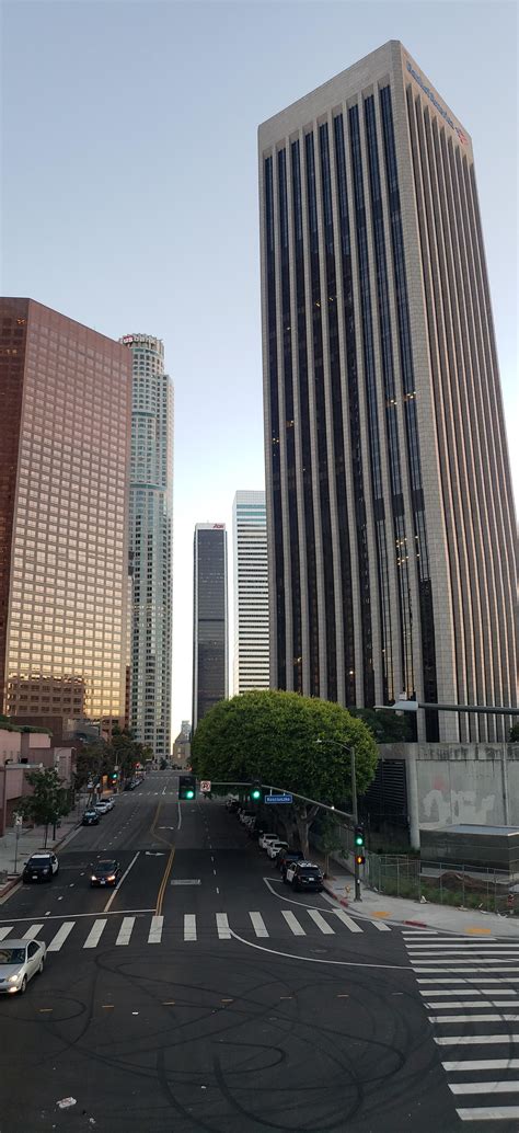 From the bridge above the new Grand Avenue station : r/LosAngeles
