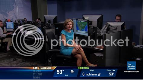 TV Anchor Babes A Hot Leggy Jen Carfagno On The Weather Channel