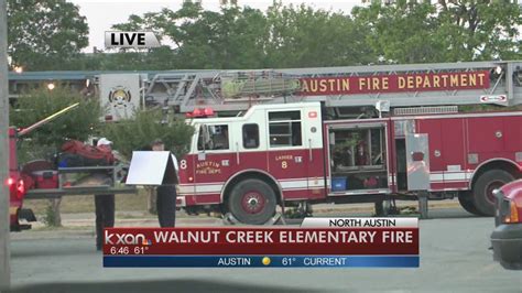 Fire At Walnut Creek Elementary Youtube