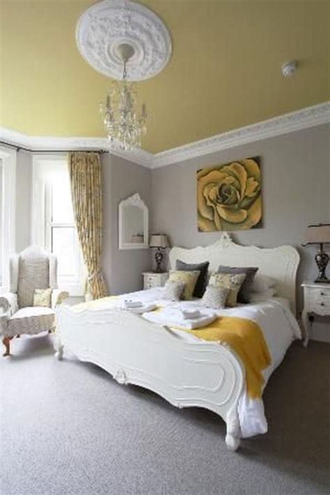 50 Awesome Grey And Yellow Bedroom Ideas 39 In 2020 Grey Bedroom Design Yellow Bedroom