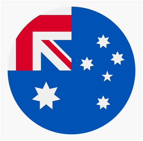 Australia Flag Icon Round Australia Flag Circle Png Transparent Png