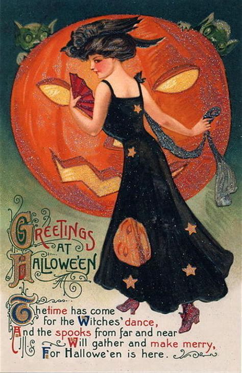 Vintage Halloween Greeting Pictures Photos And Images