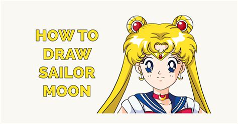 How To Draw Sailor Moon Really Easy Drawing Tutorial