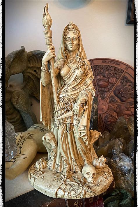 Goddess Hecate Statue 2 Goddess Of Magic Necromancy Witchcraft