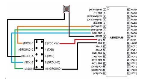 avr isp programmer circuit diagram