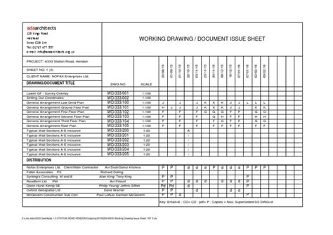 A333 Working Drawing Issue Sheet 1of 3 Building Technology