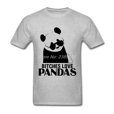 New Arrival Men Custom Made T Shirts Love Pandas Luxury Tee Cheap Short Sleeve T Shirts Plus