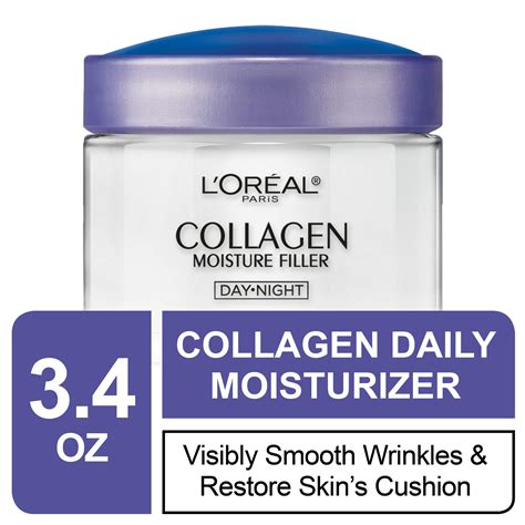 l oreal paris skincare collagen face moisturizer day and night cream anti aging face neck and