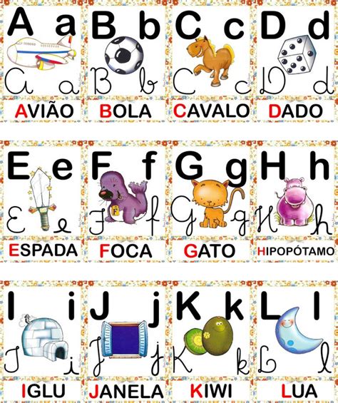 Alfabeto Ilustrado Colorido Para Imprimir Completo Kulturaupice Vrogue