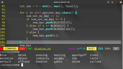 Vim Color Schemes How To Change And Use Them
