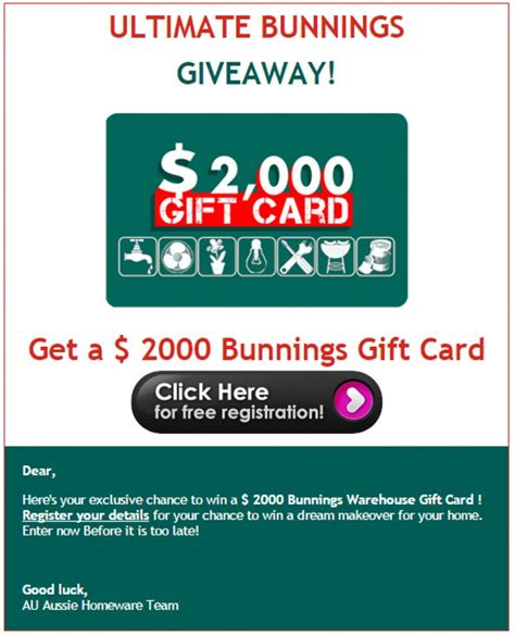 Check spelling or type a new query. Bunnings gift voucher phishing scam - MailShark