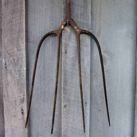 Vintage Hay Fork Pitchfork Rustic Decor By Simplysuzula On Etsy