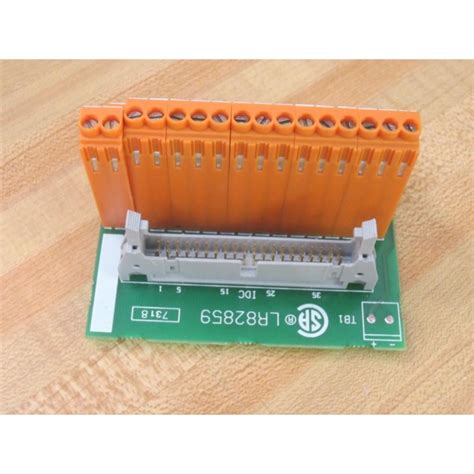 Weidmuller Terminal Board Lr Alternate Positioning Used