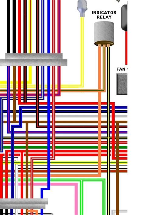 Starting system & wiring diagram. Triumph Trophy Easy to Understand Large A3 Colour Wiring Diagrams