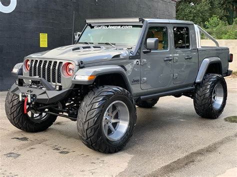 2020 Jeep Gladiator Sting Grey Lifted Custom Gladiator Max Tow 40 In