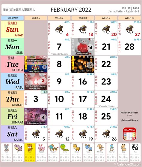 Kalendar Malaysia 2022 Kalendar Malaysia
