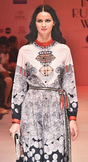 transgender activist laxmi narayan tripathi walks at india runway week 2016 to help spread the