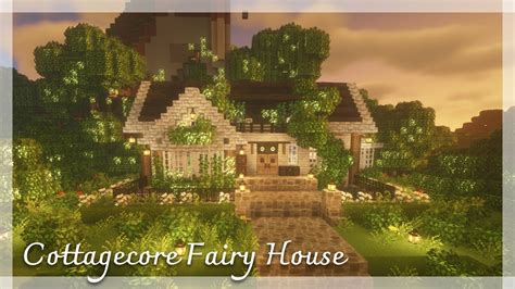 Minecraft 🌿 Cottagecore Fairy House Tutorial Mizunos 16 Craft
