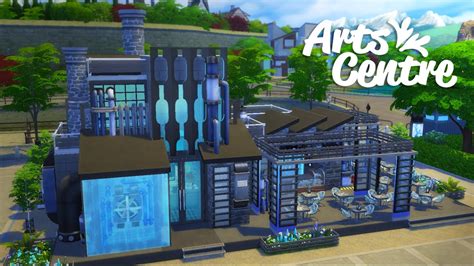 Sims 4 Speed Build Arts Centre Youtube