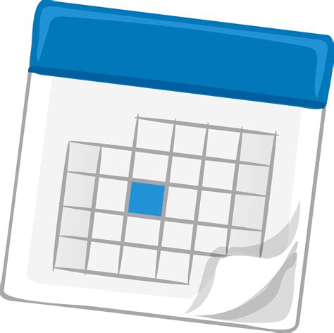 Blue Calendar Vector Clipart Image Free Stock Photo Public Domain