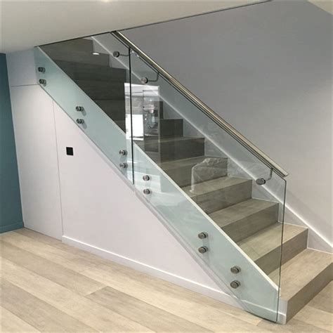 Stainless Steel Glass Standoff Stair Balustradetempered Glass Balcony