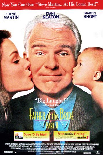 Father Of The Bride Part Ii Movie Poster Steve Martin 26x40