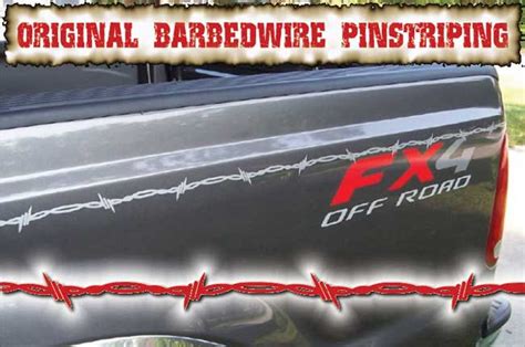 Barbed Wire Automotive Pinstriping Choose Your Favorite Etsy