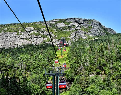 Stowe Mountain Resort Gondola And Mt Mansfield Photograph By Brendan
