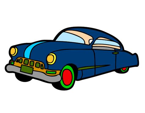 Dibujos de coches para colorear. Dibujo de Coche viejo pintado por Jongo en Dibujos.net el ...