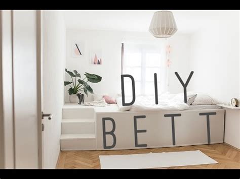 Das bett für stauraum nutzen. DIY - BED - Selfmade Podest-Bed - Podest-Bett - YouTube