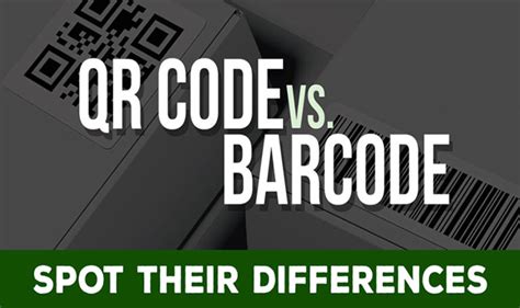 Qr Code Vs Barcode Differences Between Qr Code And Barcode Images