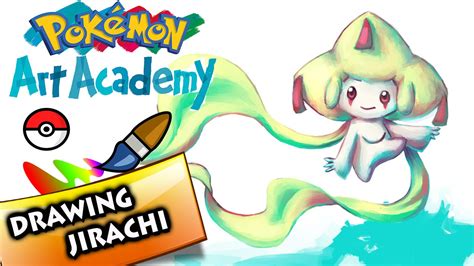 Pokemon Art Academy 3ds Gameplay Drawing Jirachi Youtube