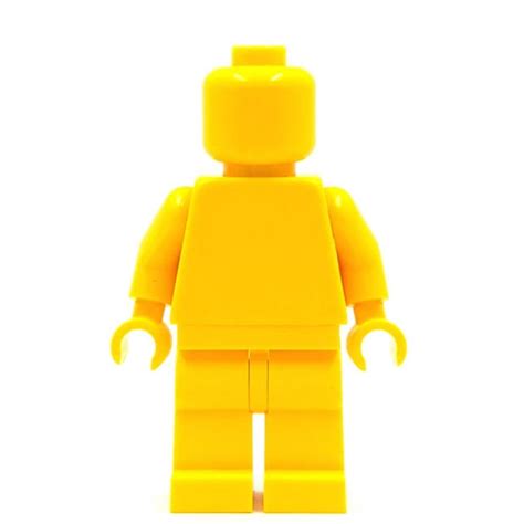 Plain Color Minifigure Yellow Tier One Bricks