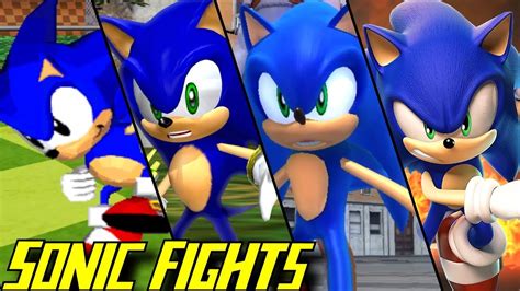Evolution Of Sonic Battles 1996 2018 Youtube