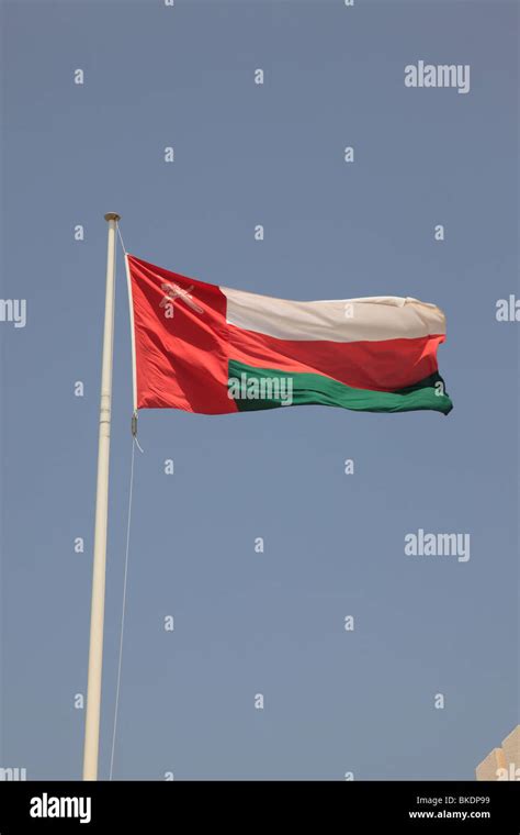National Flag Of Oman Sultanate Of Oman Photo By Willy Matheisl Stock