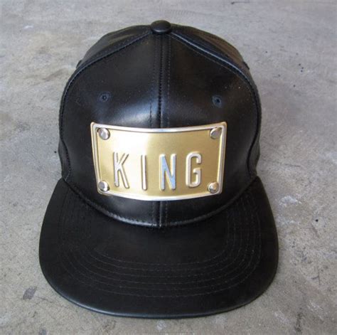 King Hat King Gold Hat King Snapback Gold King Metal And Etsy King