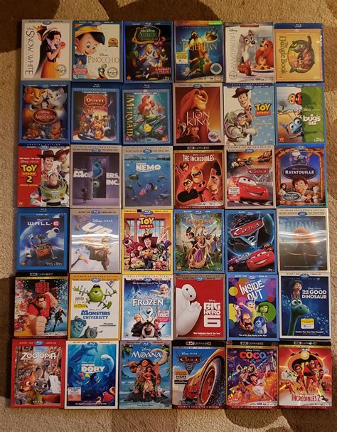 Disney Animation Blu-ray Collection : r/dvdcollection