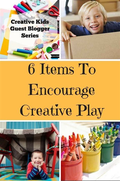 Creative Kids Six Items That Encourage Creative Play The Butterfly