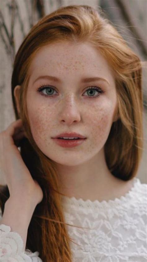 Pin By L W On Alina Kovalenko Redheads Freckles Freckles Redhead