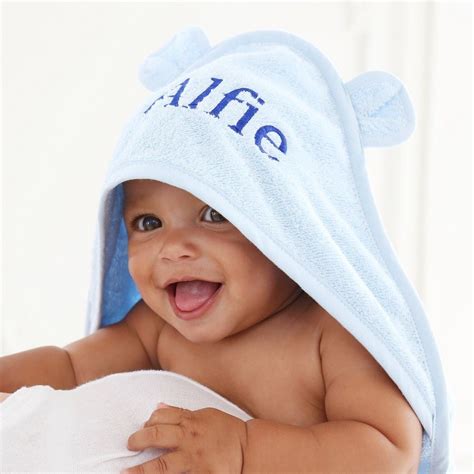 Personalised Hooded Baby Towels My 1st Years