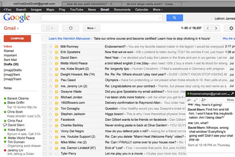 Pic Of The Day Lebrons Email Inbox