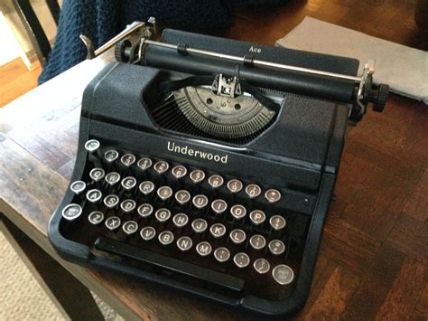 Got My Fourth Typewriter Today A 1940s Underwood Ace From An Antique Store In Iowa City Only