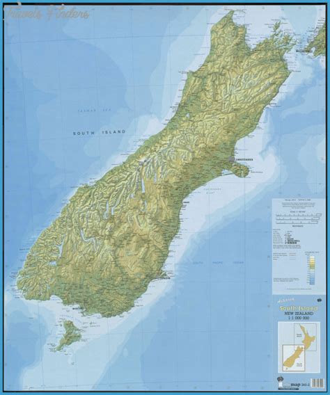 New Zealand Topographic Map Travelsfinderscom