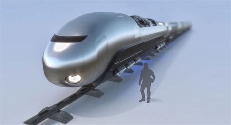 Sci Fi Hover Train 3d Model