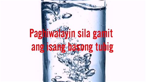 Maghiwalay Sila Gamit Ang Isang Baso Ng Tubig Youtube