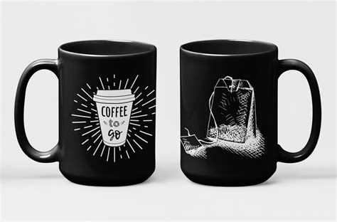 Great Ideas For Customizing Black Coffee Mugs